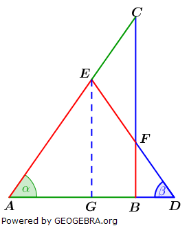 Realschulabschluss Trigonometrie Wahlteil B1a2021 Lösungs-Graphik/© by www.fit-in-mathe-online.de