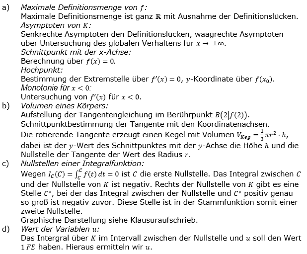 Lösung zur Abiturmusteraufgabe allg. bildendes Gymnasium Analysis ab 2019 Mustersatz 04 Aufgabe A01 Bild 1/© by www.fit-in-mathe-online.de