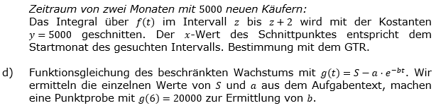Lösung zur Abiturmusteraufgabe allg. bildendes Gymnasium Analysis ab 2019 Mustersatz 06 Aufgabe A1.1 Bild 3/© by www.fit-in-mathe-online.de