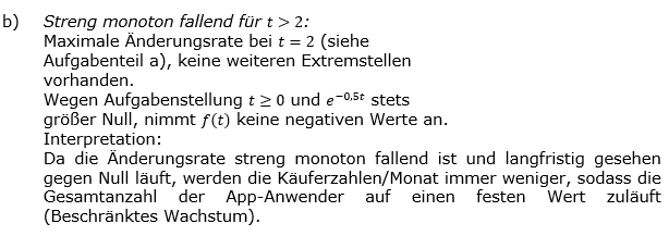 Lösung zur Abiturmusteraufgabe allg. bildendes Gymnasium Analysis ab 2019 Mustersatz 06 Aufgabe A1.1 Bild 6/© by www.fit-in-mathe-online.de
