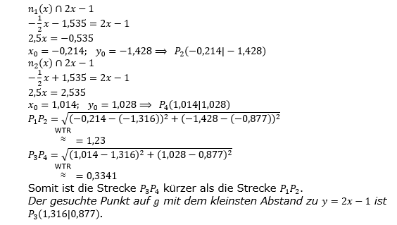 Lösung zur Abiturmusteraufgabe allg. bildendes Gymnasium Analysis ab 2019 Mustersatz 06 Aufgabe A1.2 Bild 3/© by www.fit-in-mathe-online.de