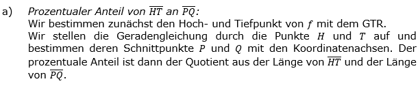 Lösung zur Abiturmusteraufgabe allg. bildendes Gymnasium Analysis ab 2019 Mustersatz 07 Aufgabe A2.2 Bild 1/© by www.fit-in-mathe-online.de