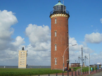 Im Gezeitenkalender für Cuxhaven-Steubenhöft findet man für einen bestimmten Zeitpunkt (Zeitpunkt: t=0) die Angabe 3,40 m Hochwasser und 6 h 18 min=6,3 h später die Angabe 0,70 m Niedrigwasser.  (Abitur-Musteraufgabe Mustersatz M10 Wahlteil Analysis ab 2019 Aufgabe A1/© by www.fit-in-mathe-online.de)