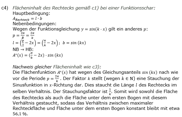 Lösung zur Abiturmusteraufgabe allg. bildendes Gymnasium Analysis ab 2019 Mustersatz 10 Aufgabe A1 Bild 7/© by www.fit-in-mathe-online.de