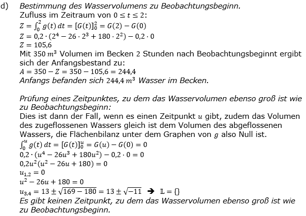 Lösung zur Abiturmusteraufgabe allg. bildendes Gymnasium Analysis ab 2019 Mustersatz 12 Aufgabe A1 d) Bild 6/© by www.fit-in-mathe-online.de