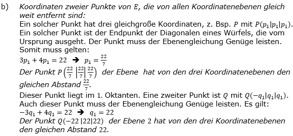 Abitur allg. bildendes Gymnasium Wahlteil Analytische Geometrie 2019 Nachtermin B2 Lösung Bild 4/© by www.fit-in-mathe-online.de