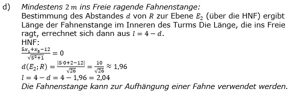 Lösung zur Abiturmusteraufgabe allg. bildendes Gymnasium Analytische Geometrie ab 2019 Mustersatz 03 Aufgabe B1 Bild 4 Lösung zur Abiturmusteraufgabe allg. bildendes Gymnasium Analytische Geometrie ab 2019 Mustersatz 03 Aufgabe B1 Bild 4/© by www.fit-in-mathe-online.de