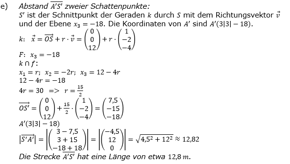 Lösung zur Abiturmusteraufgabe allg. bildendes Gymnasium Analytische Geometrie ab 2019 Mustersatz 03 Aufgabe B1 Bild 5 Lösung zur Abiturmusteraufgabe allg. bildendes Gymnasium Analytische Geometrie ab 2019 Mustersatz 03 Aufgabe B1 Bild 5/© by www.fit-in-mathe-online.de