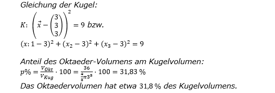Lösung zur Abiturmusteraufgabe allg. bildendes Gymnasium Analytische Geometrie ab 2019 Mustersatz 07 Aufgabe B1 Bild 7/© by www.fit-in-mathe-online.de