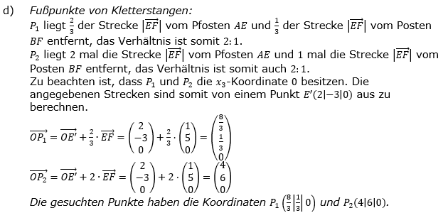 Lösung zur Abiturmusteraufgabe allg. bildendes Gymnasium Analytische Geometrie ab 2019 Mustersatz 11 Aufgabe B1 Bild 4/© by www.fit-in-mathe-online.de