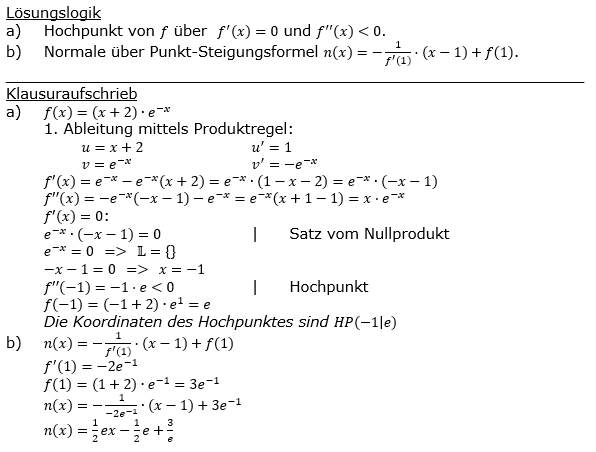 Lösung zur Abiturmusteraufgabe allg. bildendes Gymnasium Pflichtteilaufgaben ab 2019 'Analysis' M12 Bild 1 Lösung zur Abiturmusteraufgabe allg. bildendes Gymnasium Pflichtteilaufgaben ab 2019 'Analysis' M12 Bild 1/© by www.fit-in-mathe-online.de