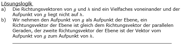 Lösung zur Abiturmusteraufgabe allg. bildendes Gymnasium Pflichtteilaufgaben ab 2019 'Analytische Geometrie' M06 Bild 1/© by www.fit-in-mathe-online.de