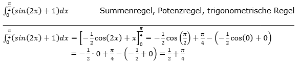 Lösung zur Abiturmusteraufgabe allg. bildendes Gymnasium Pflichtteilaufgaben 'Integral und Stammfunktion' M05/© by www.fit-in-mathe-online.de