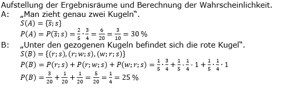 Lösung zur Abituraufgabe allg. bildendes Gymnasium Pflichtteilaufgaben 'Stochastik' 2019 Bild 1/© by www.fit-in-mathe-online.de