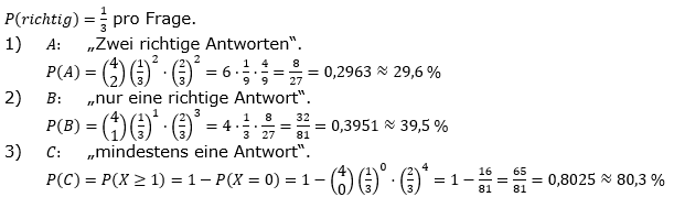 Lösung zur Abiturmusteraufgabe allg. bildendes Gymnasium Pflichtteilaufgaben ab 2019 'Stochastik' M10/© by www.fit-in-mathe-online.de