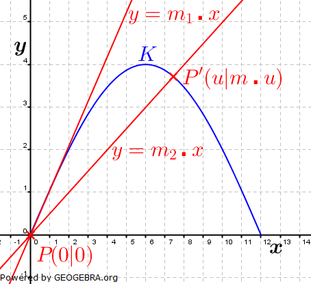 Abitur allg. bildendes Gymnasium Wahlteil Analysis 2006-12 Lösungs-Graphik 1/© by www.fit-in-mathe-online.de