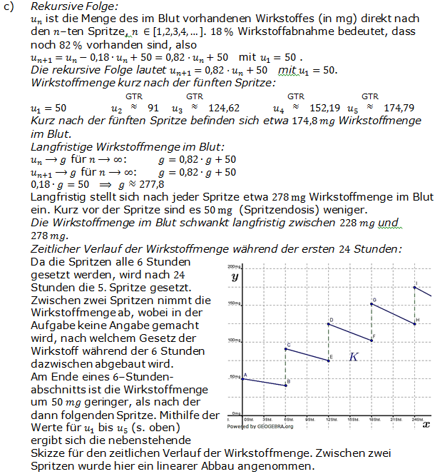 Abitur allg. bildendes Gymnasium Wahlteil Analysis 2007-11c Lösung Bild 1/© by www.fit-in-mathe-online.de