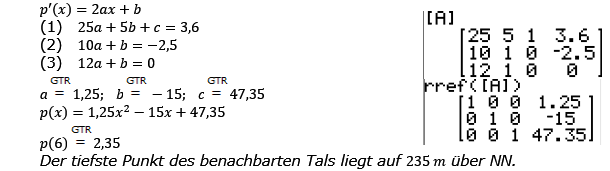 Abitur allg. bildendes Gymnasium Wahlteil Analysis 2016-11 Lösung Bild 2/© by www.fit-in-mathe-online.de