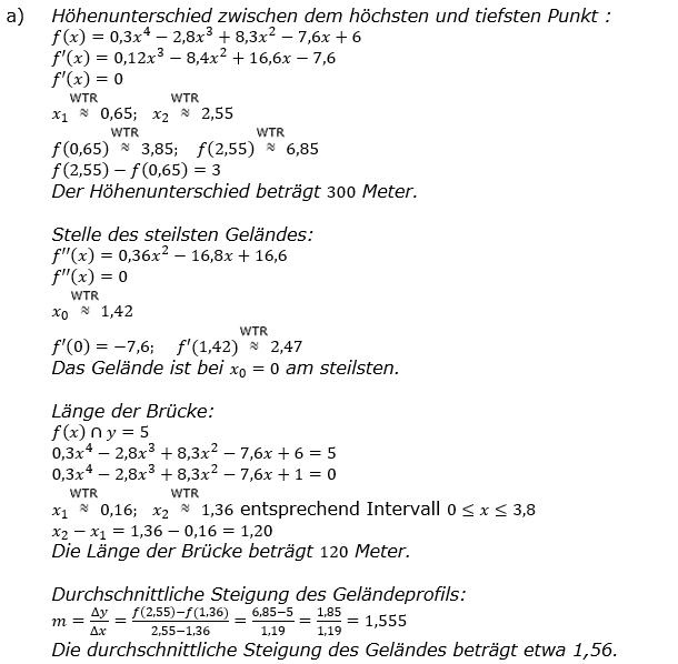 Abitur allg. bildendes Gymnasium Wahlteil Analysis 2018-11 Lösung Bild 1/© by www.fit-in-mathe-online.de