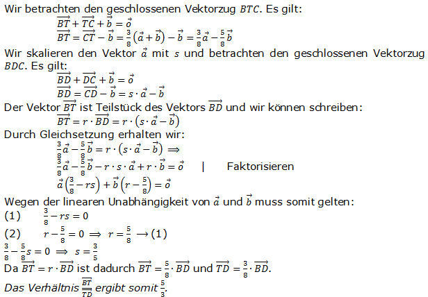 Abitur allg. bildendes Gymnasium Wahlteil Analytische Geometrie 2004-B22 Lösung Bild 2/© by www.fit-in-mathe-online.de