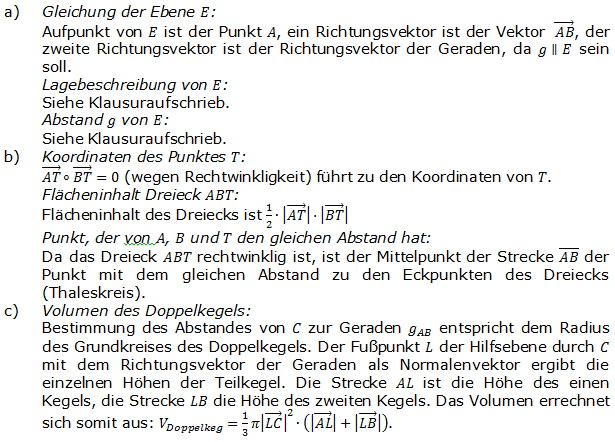 Abitur allg. bildendes Gymnasium Wahlteil Analytische Geometrie 2005-B21 Logik Bild 1 Abitur allg. bildendes Gymnasium Wahlteil Analytische Geometrie 2005-B21 Logik Bild 1/© by www.fit-in-mathe-online.de