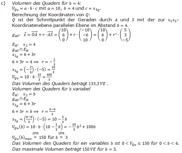 Abitur allg. bildendes Gymnasium Wahlteil Analytische Geometrie 2008-B1 Lösung Bild 2/© by www.fit-in-mathe-online.de
