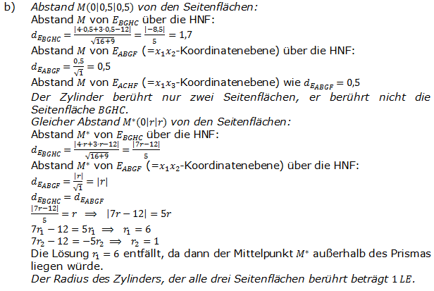 Abitur allg. bildendes Gymnasium Wahlteil Analytische Geometrie 2008-B21 Lösung Bild 2/© by www.fit-in-mathe-online.de