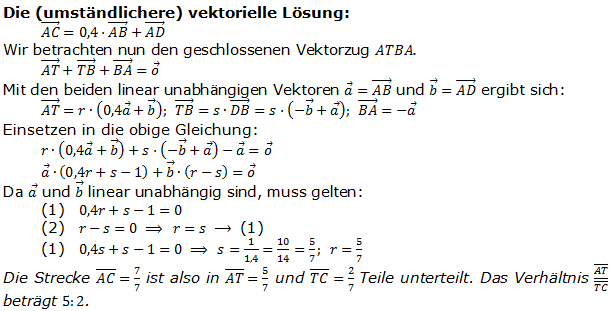 Abitur allg. bildendes Gymnasium Wahlteil Analytische Geometrie 2008-B22 Lösung Bild 2/© by www.fit-in-mathe-online.de