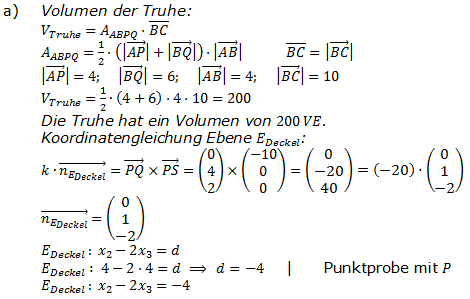Abitur allg. bildendes Gymnasium Wahlteil Analytische Geometrie 2011-B1 Lösung Bild 1/© by www.fit-in-mathe-online.de