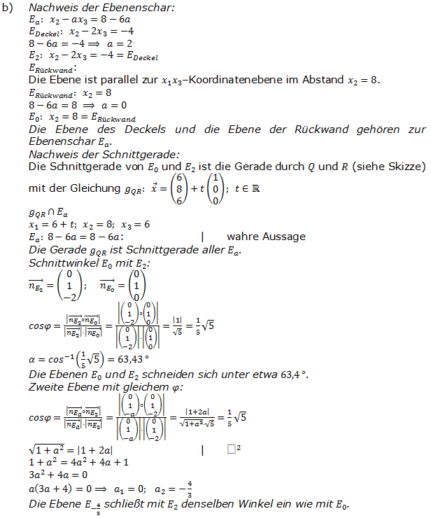 Abitur allg. bildendes Gymnasium Wahlteil Analytische Geometrie 2011-B1 Lösung Bild 2/© by www.fit-in-mathe-online.de