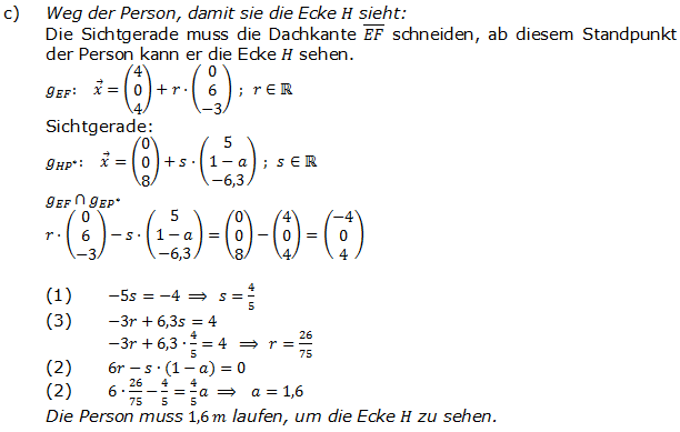 Abitur allg. bildendes Gymnasium Wahlteil Analytische Geometrie 2011-B2 Lösung Bild 2/© by www.fit-in-mathe-online.de