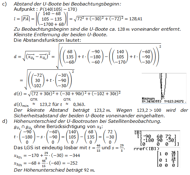 Abitur allg. bildendes Gymnasium Wahlteil Analytische Geometrie 2012-B2 Lösung Bild 2 Abitur allg. bildendes Gymnasium Wahlteil Analytische Geometrie 2012-B2 Lösung Bild 2/© by www.fit-in-mathe-online.de