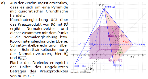 Abitur allg. bildendes Gymnasium Wahlteil Analytische Geometrie 2014-B1 Logik Bild 1 Abitur allg. bildendes Gymnasium Wahlteil Analytische Geometrie 2014-B1 Logik Bild 1/© by www.fit-in-mathe-online.de