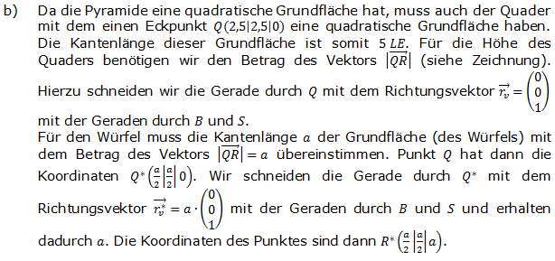 Abitur allg. bildendes Gymnasium Wahlteil Analytische Geometrie 2014-B1 Logik Bild 2 Abitur allg. bildendes Gymnasium Wahlteil Analytische Geometrie 2014-B1 Logik Bild 2/© by www.fit-in-mathe-online.de