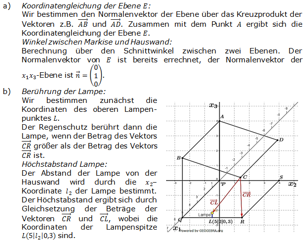 Abitur allg. bildendes Gymnasium Wahlteil Analytische Geometrie 2015-B1 Logik Bild 1/© by www.fit-in-mathe-online.de