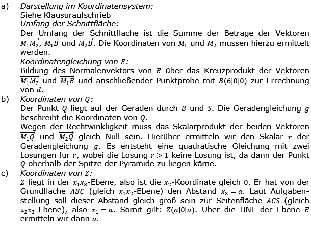 Abitur allg. bildendes Gymnasium Wahlteil Analytische Geometrie 2016-B2 Logik Bild 1/© by www.fit-in-mathe-online.de