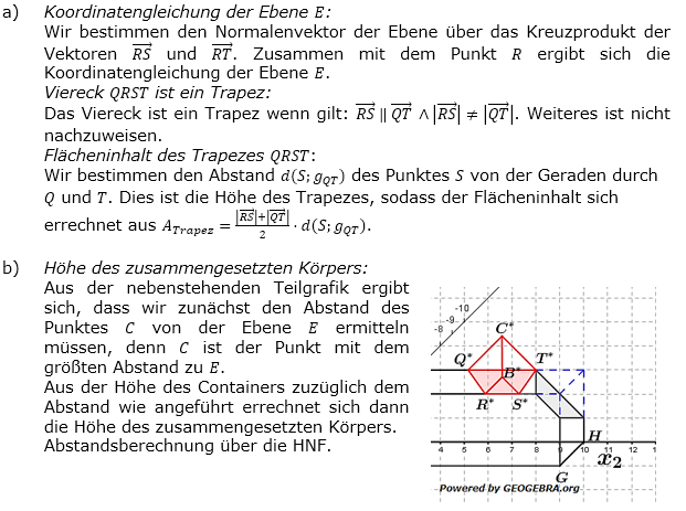 Abitur allg. bildendes Gymnasium Wahlteil Analytische Geometrie 2017-B1 Logik Bild 1/© by www.fit-in-mathe-online.de