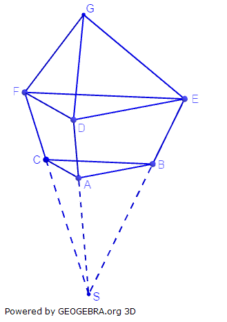 Ein Künstler teilt einen quader-förmigen Container durch einen ebenen Schnitt in einen großen und kleinen Teilkörper. (Abitur allg. bildendes Gymnasium Wahlteilaufgaben Analytische Geometrie 2017-B1/© by www.fit-in-mathe-online.de)