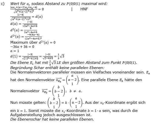 Abitur allg. bildendes Gymnasium Wahlteil Analytische Geometrie 2018-B2 Lösung Bild 5/© by www.fit-in-mathe-online.de