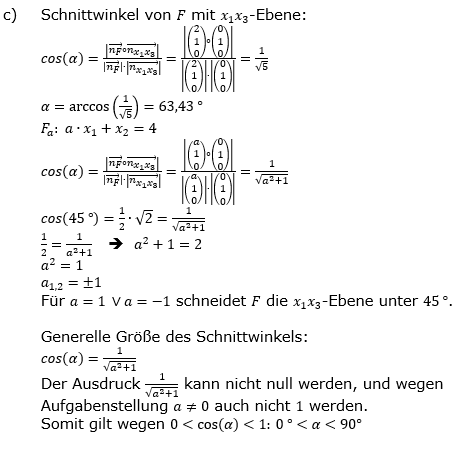 Lösung zu Abituraufgaben Basisfach Analytische Gewometrie Mustersatz M03 Bild 2/© by www.fit-in-mathe-online.de