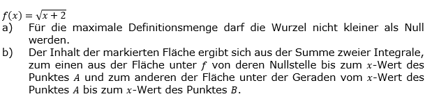 Logik A23101L02 Abitur allg. bildendes Gymnasium Leistungskurs Pflichtteil Analysis 2023 Aufgabe 1 / Teil 1/© by www.fit-in-mathe-online.de)