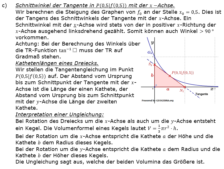 Lösungsgrafik A2311L03 Abitur allg. bildendes Gymnasium Wahlteilaufgaben Leistungsfach Analysis 2023-11 Bild 2 / © by www.fit-in-mathe-online.de