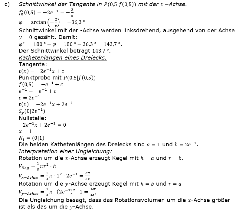 Lösungsgrafik A2311L06 Abitur allg. bildendes Gymnasium Wahlteilaufgaben Leistungsfach Analysis 2022-11cd/ © by www.fit-in-mathe-online.de
