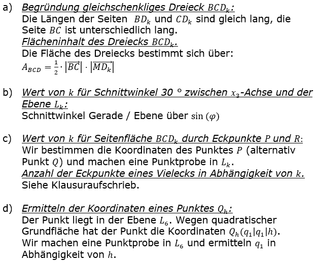 Lösungslogik A22B1L01 Abitur allg. bildendes Gymnasium Wahlteilaufgaben Leistungsfach Analytische Geometrie 2022-B1 Bild 1 / © by www.fit-in-mathe-online.de