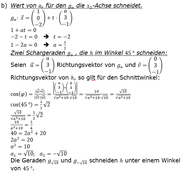 Lösungsgrafik A22B2L03 Abitur allg. bildendes Gymnasium Wahlteilaufgaben Leistungsfach Analytische Geometrie 2022-B2bc Bild 1 / © by www.fit-in-mathe-online.de
