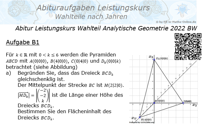 Beispielaufgabe Abiturprüfung Bis 2025 Mathematik Leistungskurs fity.club