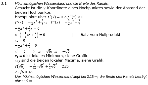 Abituraufgaben Berufsgymnasium Teil 2 mit Hilfmittel anwendungsorientierte Analysis Abitur 2019 Lösung Aufgabe 3 Bild 1 Abituraufgaben Berufsgymnasium Teil 2 mit Hilfmittel anwendungsorientierte Analysis Abitur 2019 Lösung Aufgabe 3 Bild 1/© by www.fit-in-mathe-online.de