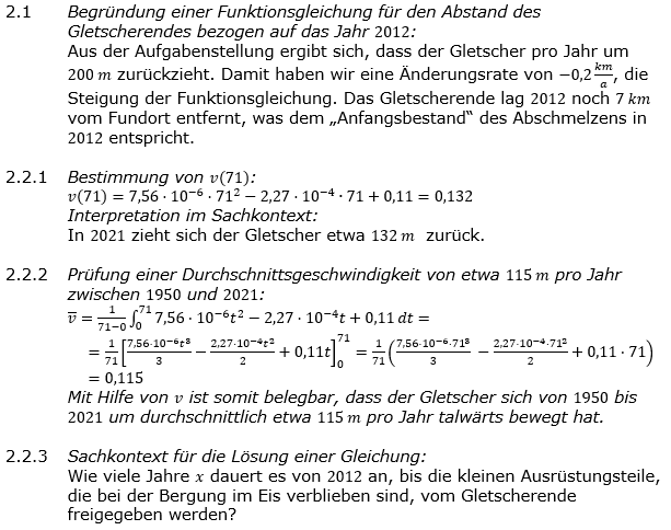 Abituraufgaben Berufsgymnasium Teil 2 mit Hilfmittel anwendungsorientierte Analysis Abitur 2021 Lösung Aufgabe 2 Bild 1/© by www.fit-in-mathe-online.de