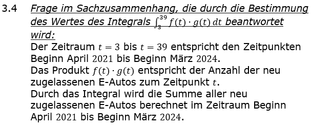 Abituraufgaben Berufsgymnasium Teil 2 mit Hilfmittel anwendungsorientierte Analysis Abitur 2022 Lösung Aufgabe 3 Bild 3/© by www.fit-in-mathe-online.de