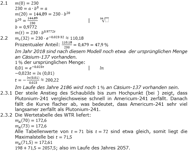 Abituraufgaben Berufsgymnasium Teil 2 mit Hilfmittel anwendungsorientierte Analysis Mustersatz 4/01 Lösung Bild 1 Abituraufgaben Berufsgymnasium Teil 2 mit Hilfmittel anwendungsorientierte Analysis Mustersatz 4/01 Lösung Bild 1/© by www.fit-in-mathe-online.de